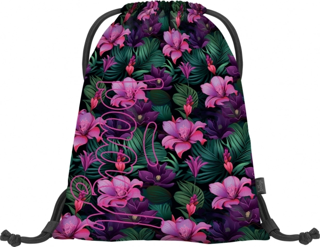 Zak PARADISE met bloemenpatroon