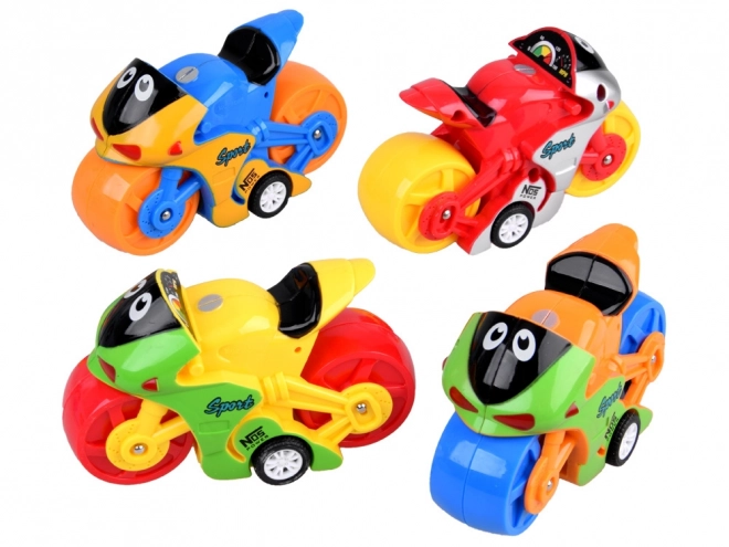 Kleurrijke kinder motor voor plezier