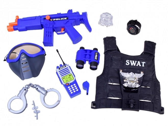 Politieset met vest en accessoires