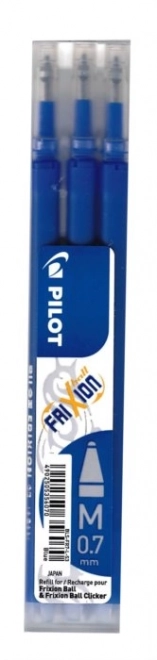 Vervangende navullingen Pilot Frixion 0,7 mm - blauw (3 stuks)