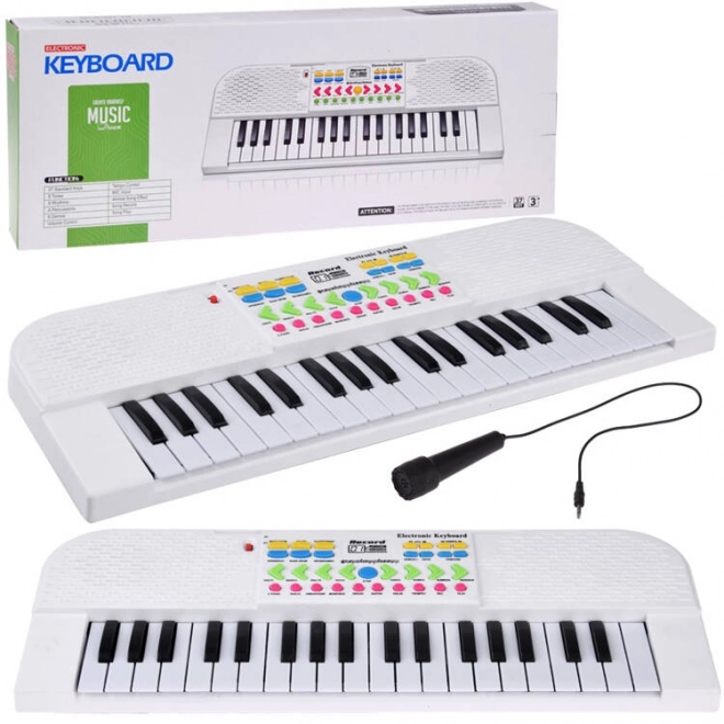 Elektronisch keyboard voor kinderen met microfoon