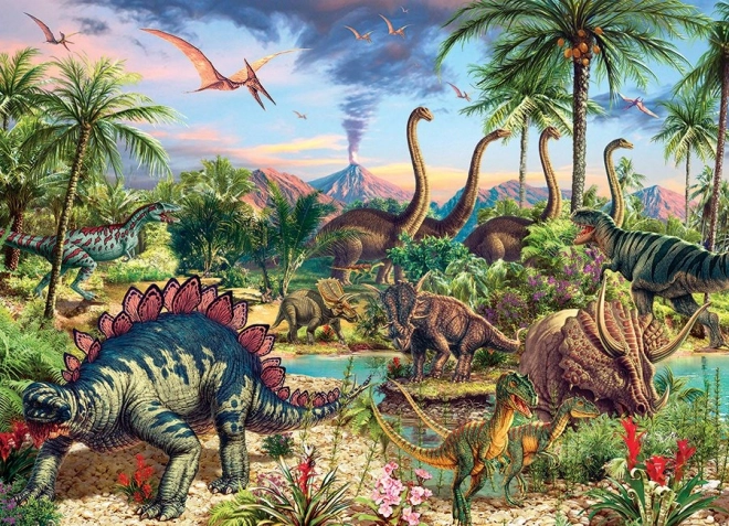 Familiepuzzel Prehistorisch feest 350 stukjes