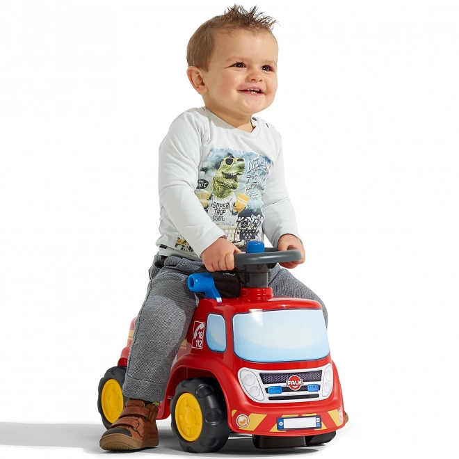 Rijdende brandweerwagen met claxon voor kinderen van FALK