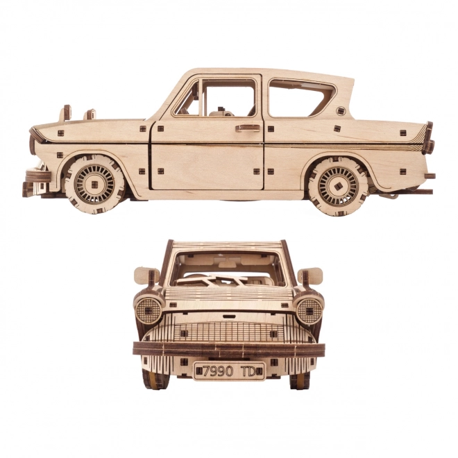 Ugears 3D houten mechanische puzzel Harry Potter Vliegende Ford Anglia