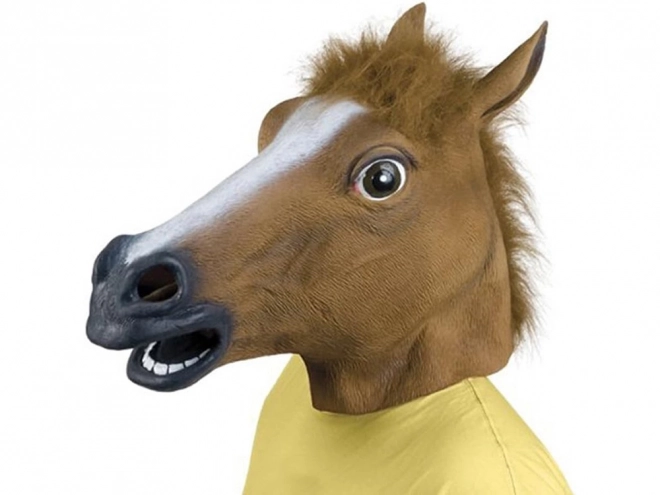 Latex paardmasker voor feestjes
