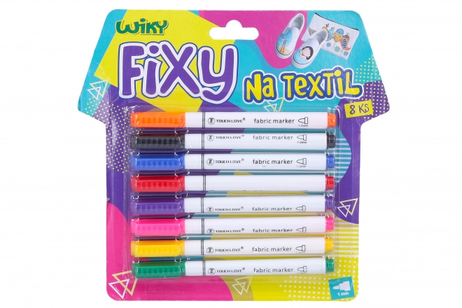 Textielstiften 8 stuks