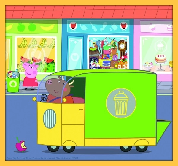 Puzzel 10v1 Peppa Pig