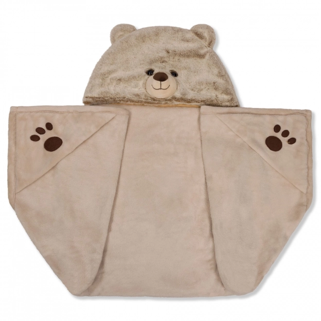 Warme deken met capuchon Beer Cozy Noxxiez