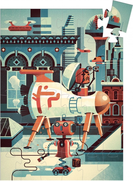 Puzzel Robot 36 stukjes DJECO
