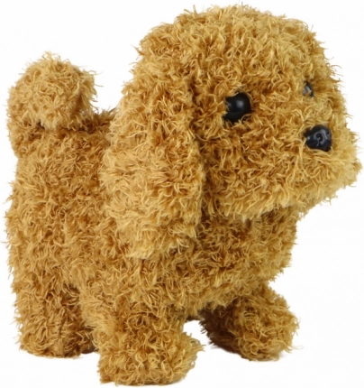 Interactieve speelgoed blaffend bruin puppy