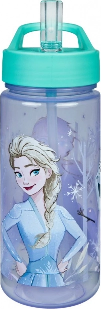 Kinderfles Frozen met rietje