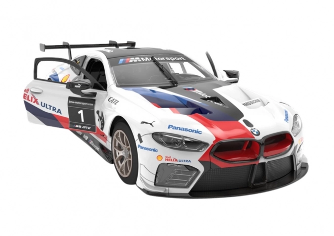Rastar RC bouwpakket 1:18 BMW M8 GTE wit 66 stuks