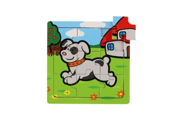Mini puzzel Mijn eerste dieren - 9 stukjes