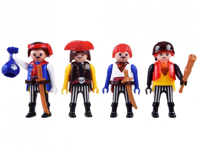 Piratenboot met figuren en geluidseffecten