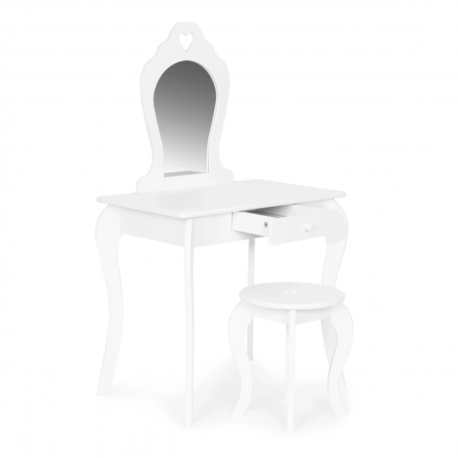 Grote kinderkaptafel met spiegel voor meisjes
