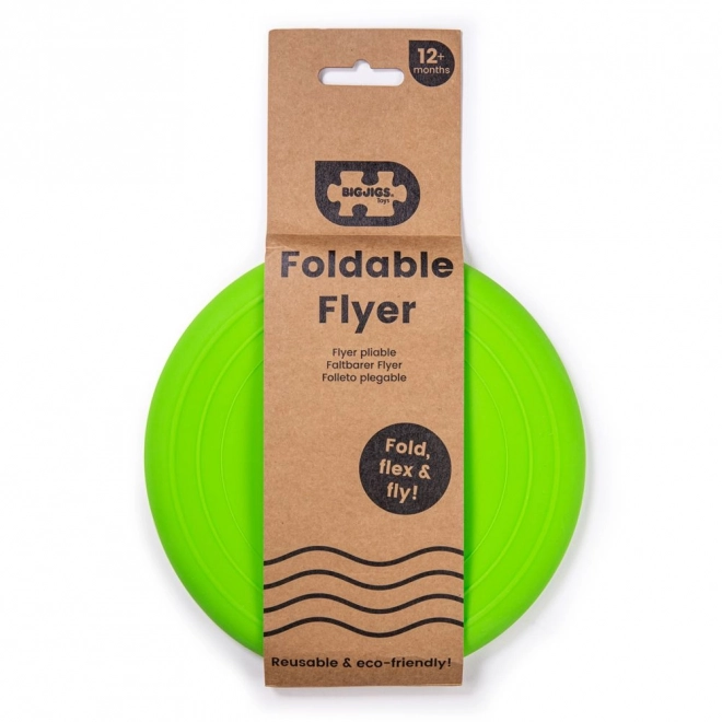 Frisbee Bigjigs Toys groen voor buitenplezier