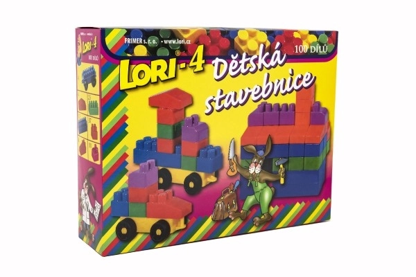 Bouwset LORI 4 kunststof 100st in doos 23x25x20cm