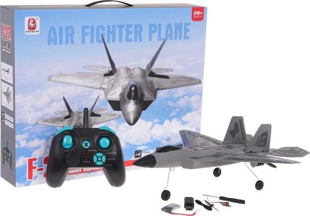 Op afstand bestuurbaar modelvliegtuig F-22 Raptor