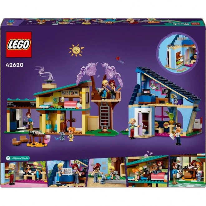 LEGO® Friends 42620 Familiehuizen van Olly en Paisley