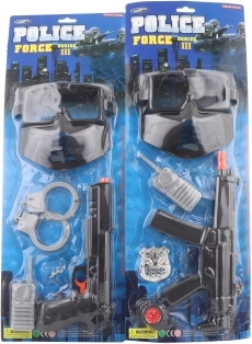 Politieset met machinepistool voor kinderen