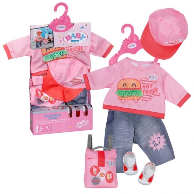 BABY born stadsoutfit voor pop 43 cm