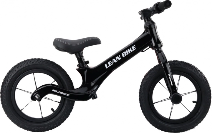 Loopfiets Magnezio RS met ultralicht magnesium frame, 12" EVA-wielen – zwart