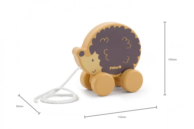 Houten trekdier egel
