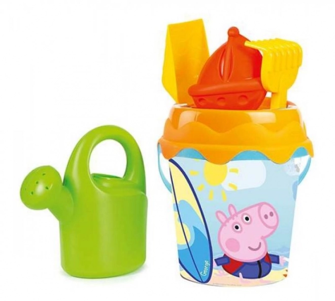 Peppa Pig emmer met gietertje en acces., medium