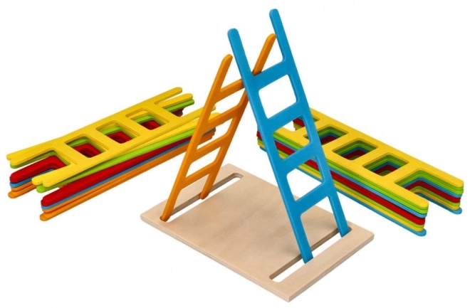 Balansspel houten ladders van Goki
