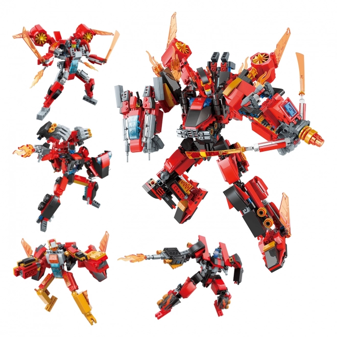 Qman Brullende Vlammen God Controleur 41305 set 4 in 1