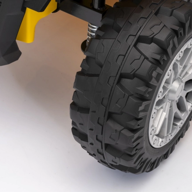 Gele sportieve kinderquad TX ATV