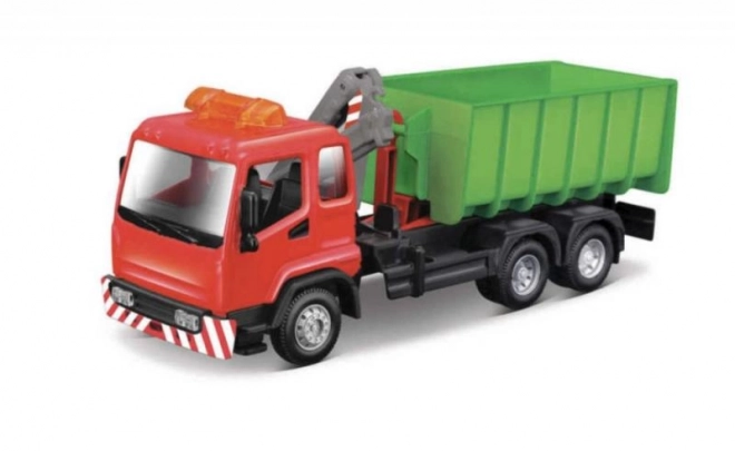 Bburago servicevoertuig met haaklift en kraan 1:43