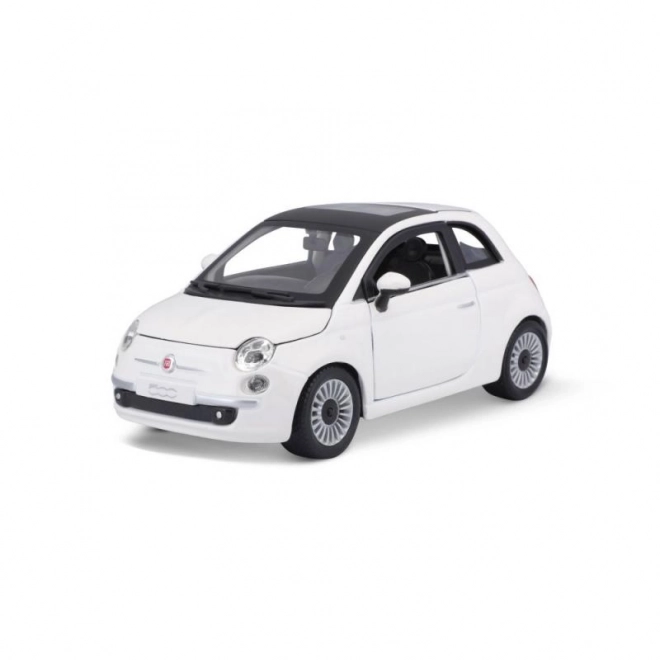 Bburago 1:24 Fiat 500 (2007) Wit
