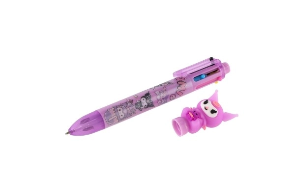 Pen met zes kleuren en figuurtje