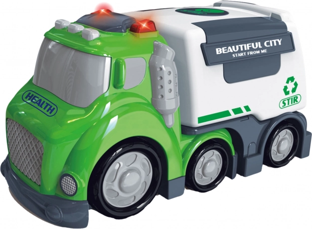 Woopie City Truck Vuilniswagen Geluids- en Lichteffecten