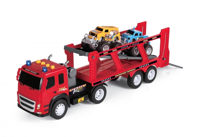 Trekker met auto's en effecten 46 cm