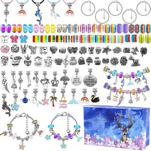 Kraaltjes voor het maken van armbanden - 107 stuks