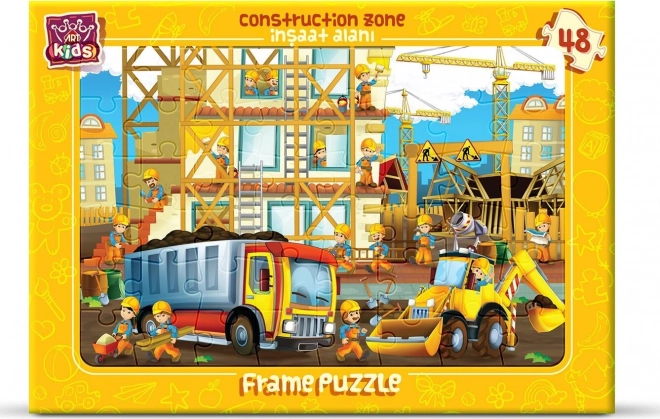 ART PUZZLE Puzzel Op de Bouwplaats 48 stukjes