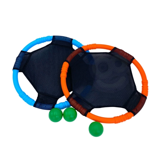 Woopie vaardigheidsspel 2-in-1 tennis frisbee