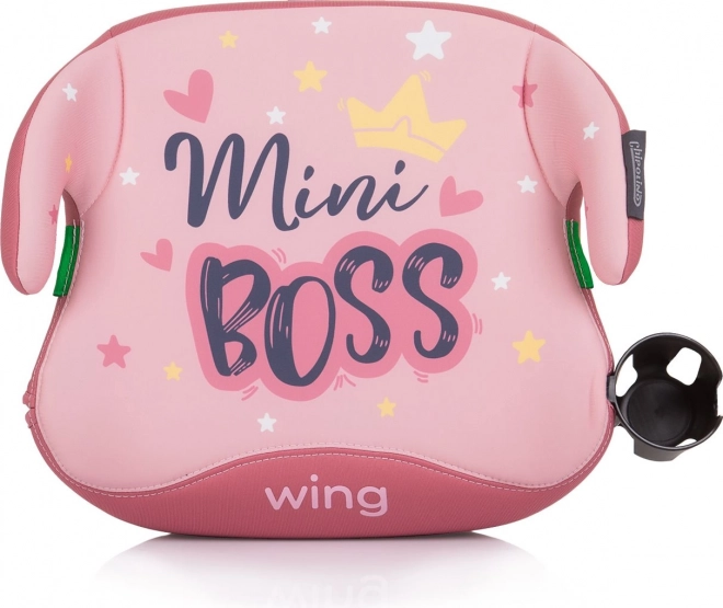 CHIPOLINO Wing i-Size 125-150cm Isofix – Roze Mini BOSS