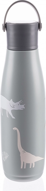 Thermosfles voor dranken met houder 480 ml, Dino