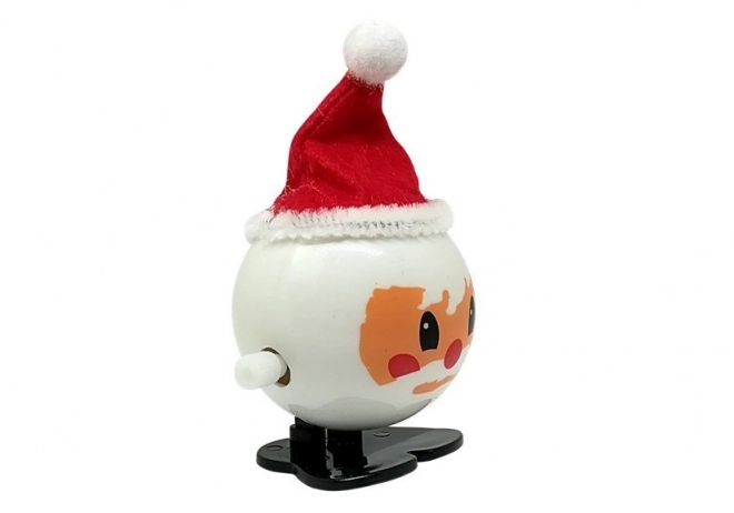 Set van 12 opwindbare kerstspeeltjes pinguïn rendier sneeuwpop Kerstman