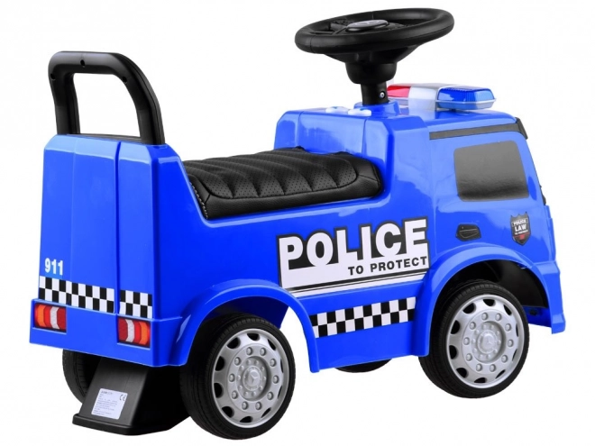 Kinder loopfiets met geluid Mercedes Antos POLITIE blauw