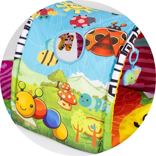 Tunnel en kijkraampjes om te ontdekken