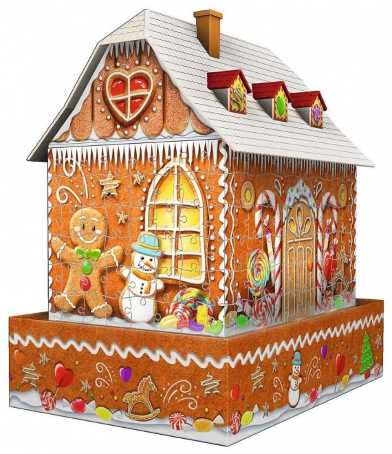 RAVENSBURGER Verlichte 3D puzzel Nachteditie Peperkoekhuis 216 stukjes