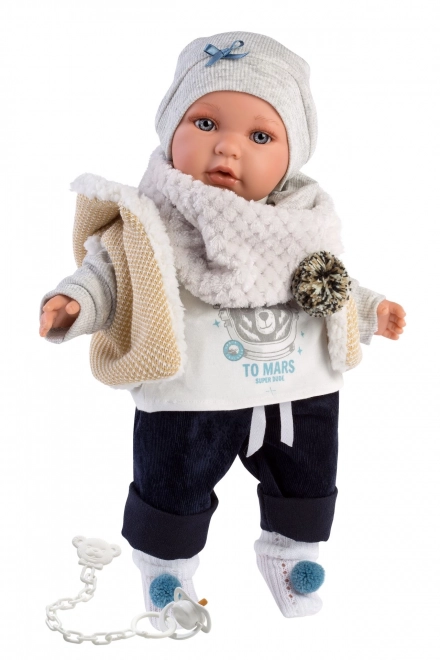 Llorens huilende pop Enzo 42 cm