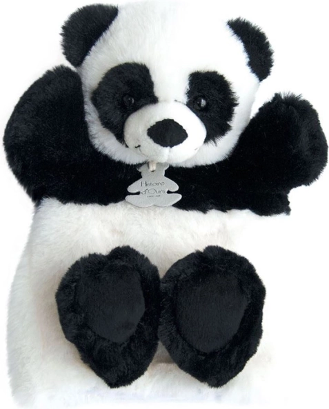 Pluchen handpop panda 25 cm