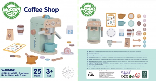 Woopie Green Houten Koffiehuis