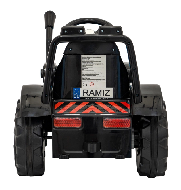 Kinder elektrische tractor met schuifblad – Blauw