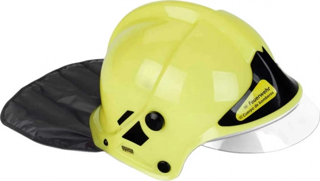 Brandweerhelm, geel